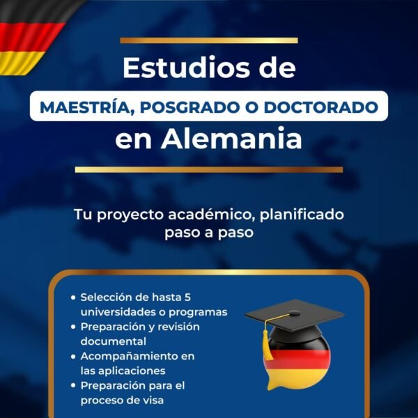 Estudios de Maestría, Posgrado o Doctorado en Alemania